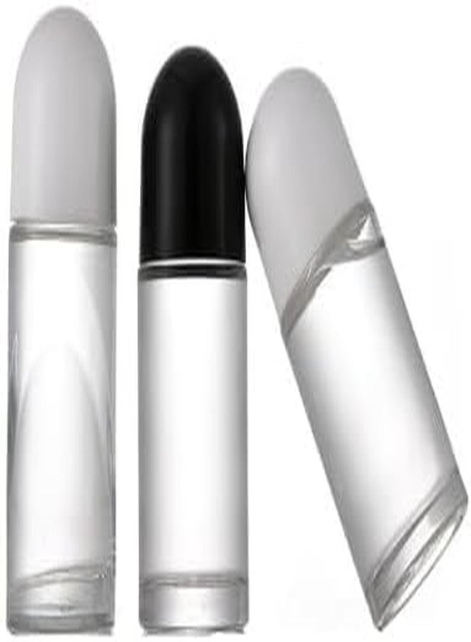 aoukoslt 2Pcs White 50ML Glass Empty Roller Bottles with Plastic Roller Ball, Roll On Containers Leak Proof Massage Ball with Cap for Essential Oil Refillable Containers, Roller Bottles - Image 4